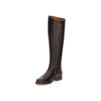 Pilgrimage boot with chestnut zipper special width Valverde del Camino