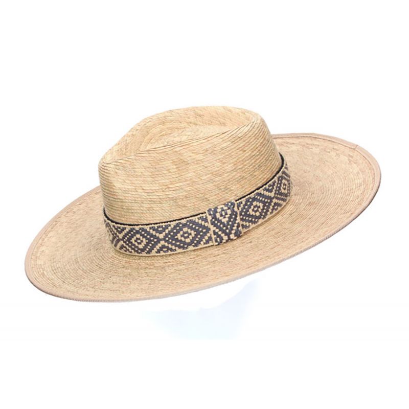 Sombrero Harlem ala recta cinta Bolivia azul