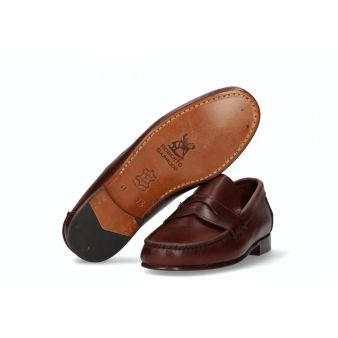 Mocassin avec antifas marron