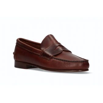 Mocassin avec antifas marron