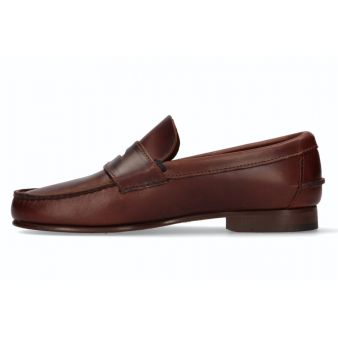 Mocassin avec antifas marron