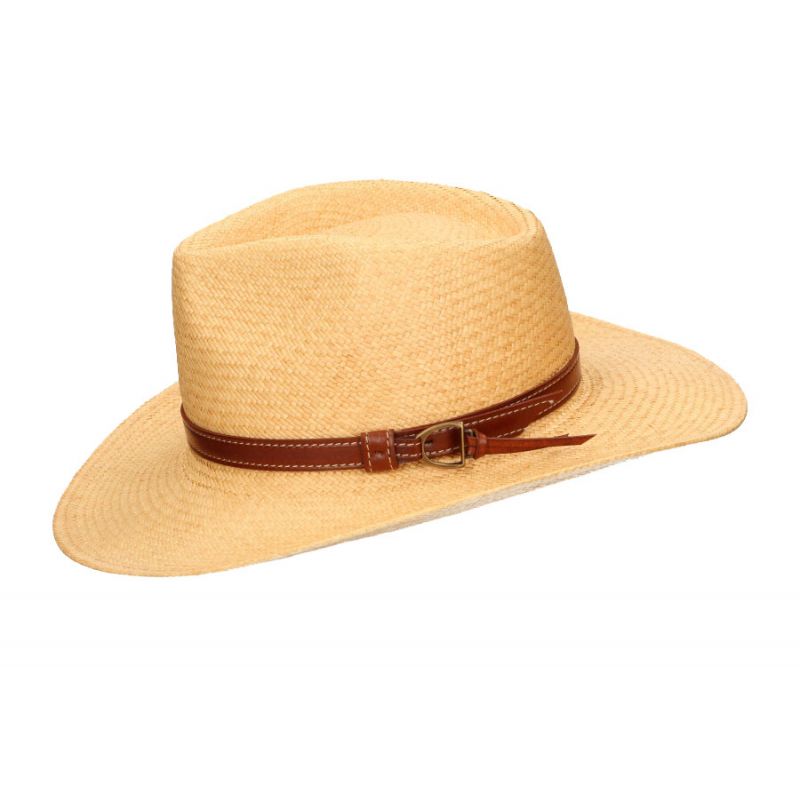 Chapeau Australien panama camel