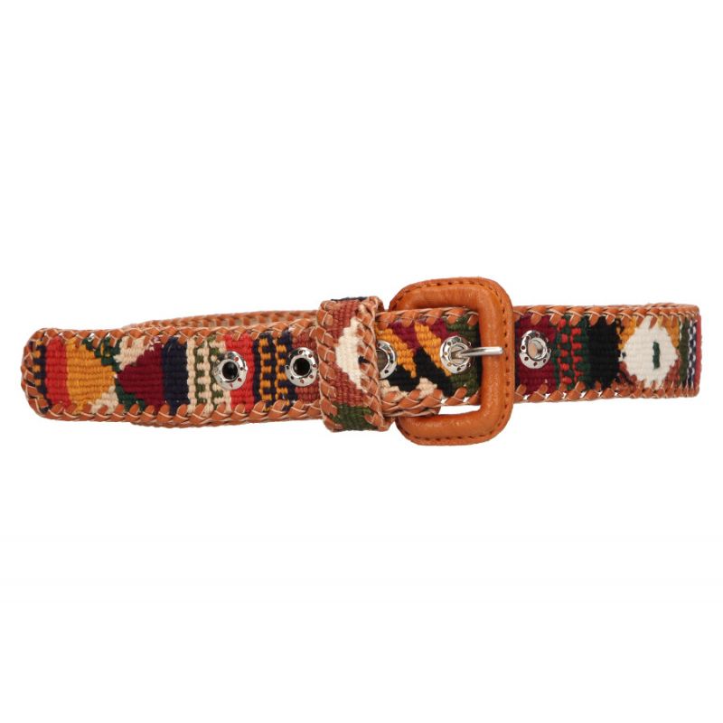 Boy's ethnic print belt