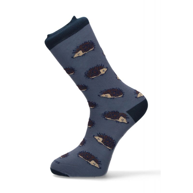 Blue hedgehog sock
