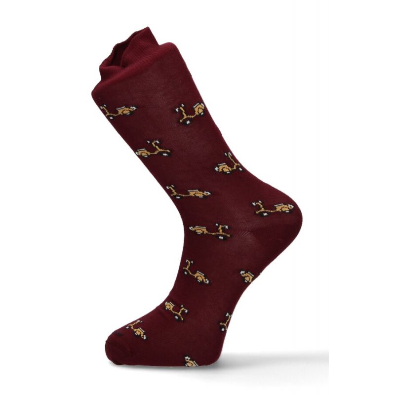 Chaussettes Scotta bordeaux