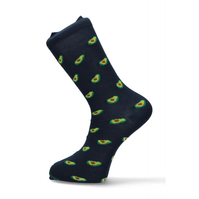 Chaussettes marines avec motifs avocat
