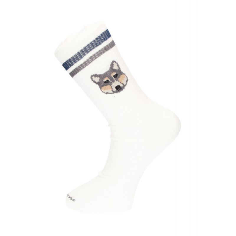 Chaussettes avec motifs loup athlétique