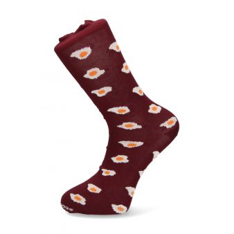 Chaussettes bordeaux avec...