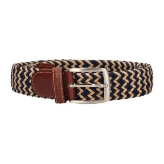 Ceinture tressée bleue et...