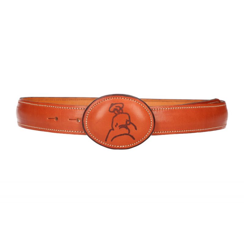Ceinture avec logo amazona gravé à chaud