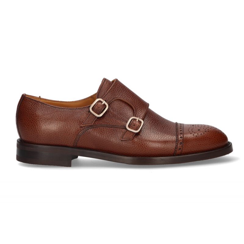 Monkstrap Edimburgo de couro