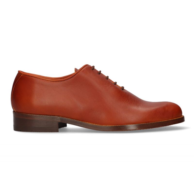 Zapato polaina ternera avellana Valverde del Camino