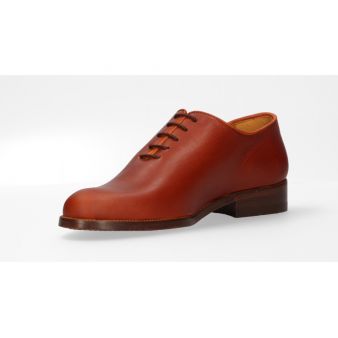 Zapato polaina ternera avellana Valverde del Camino