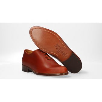 Zapato polaina ternera avellana Valverde del Camino
