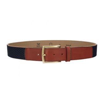 Ceinture en toile bleue à...