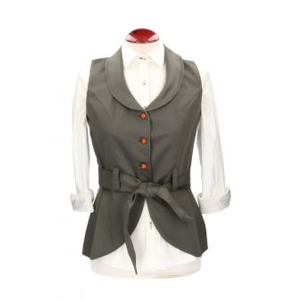 Gilet Pandora vert plomb