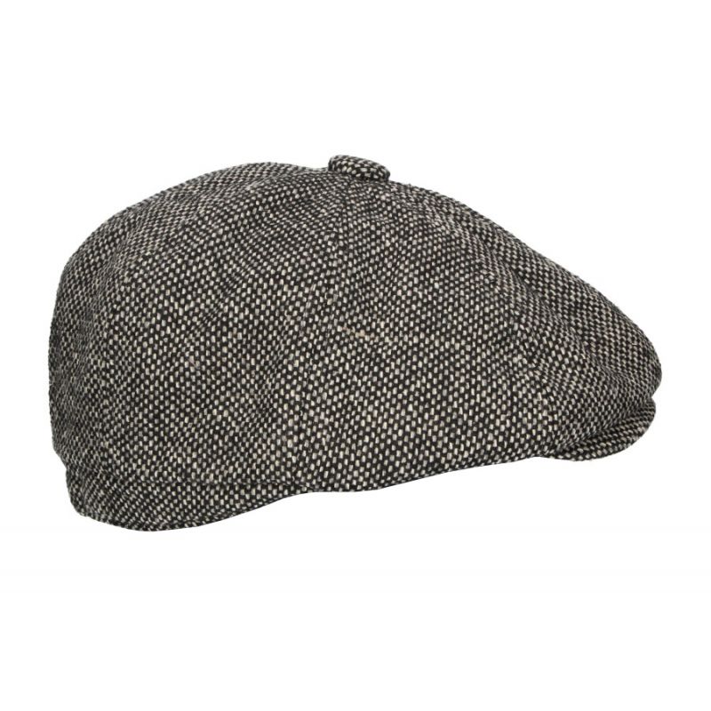 Casquette irlandaise mélange noir