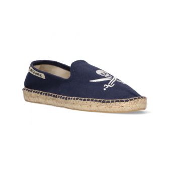 Mocassin marine brodé pirate