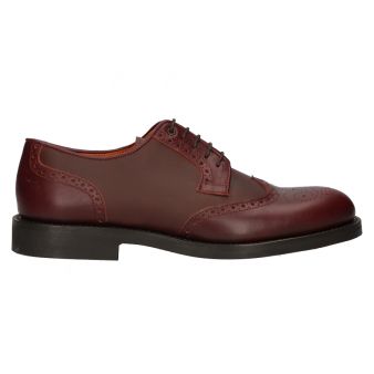 Blucher de couro com pala vega