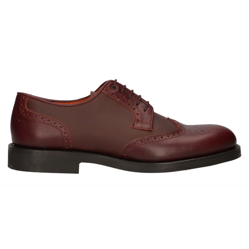 Blucher de couro com pala vega