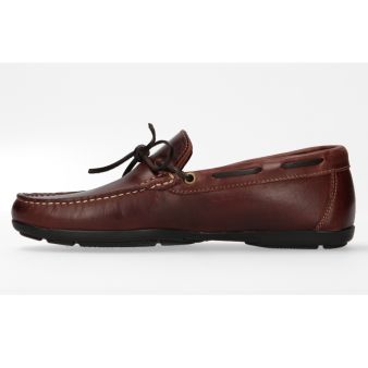 Mocassin avec noed marron