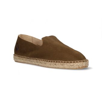Mocassin vert militaire brodé