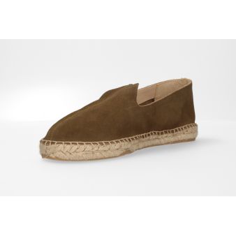 Mocassin vert militaire brodé