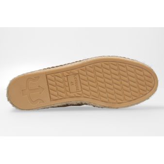 Mocassin vert militaire brodé