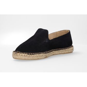 Mocassin bleu brodé