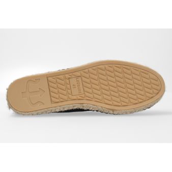 Mocassin bleu brodé
