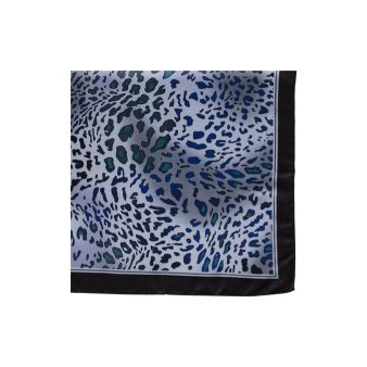 Foulard imprimé animal bleu