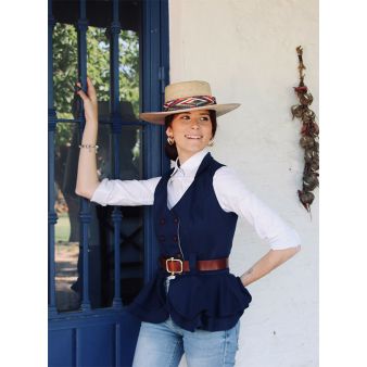 Gilet Galatea bleu
