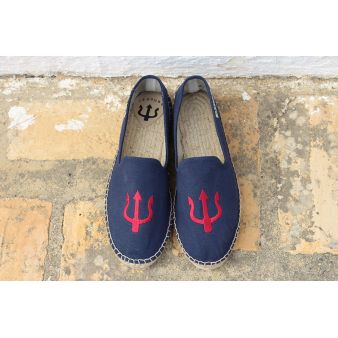Mocassin marine brodé...