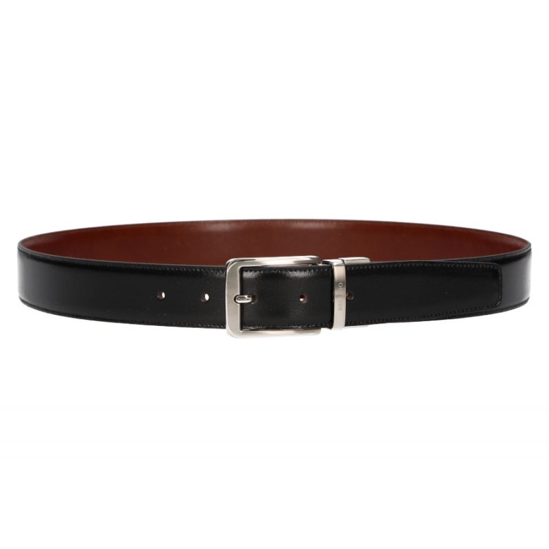 Ceinture réversible noir-cuir