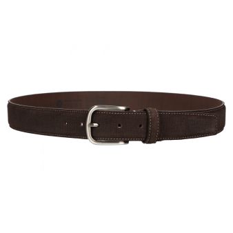 Ceinture en daim marron
