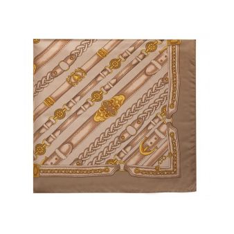 Foulard chaines beige