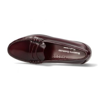 Mocassin avec antifaz bordeaux