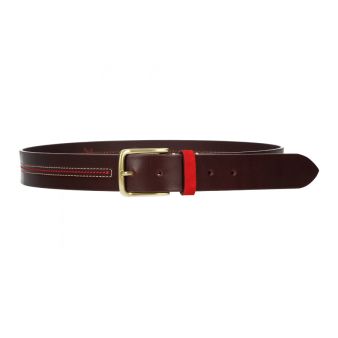 Ceinture coutures marron