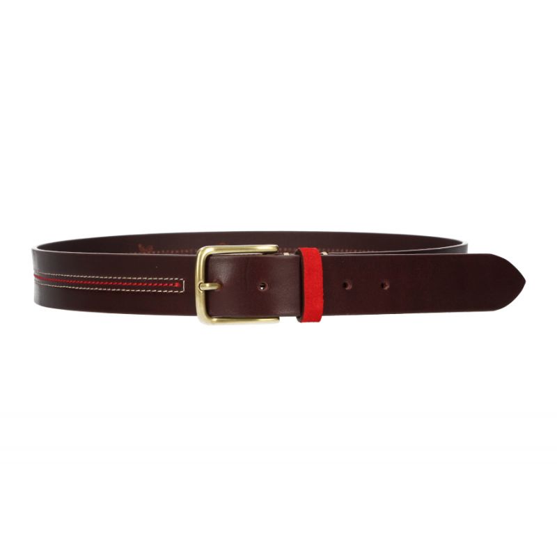 Ceinture coutures marron