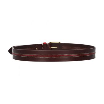 Ceinture coutures marron