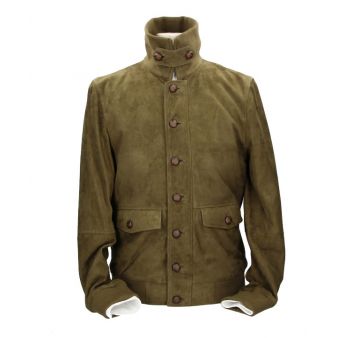 Blouson Sevilla en peau retournée mousse