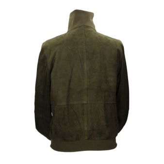 Blouson Sevilla en peau retournée kaki