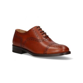 Sapato inglês brogueado em couro