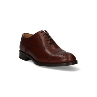 Sapato inglês brogueado marrom