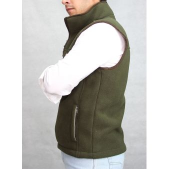 Gilet polaire vert
