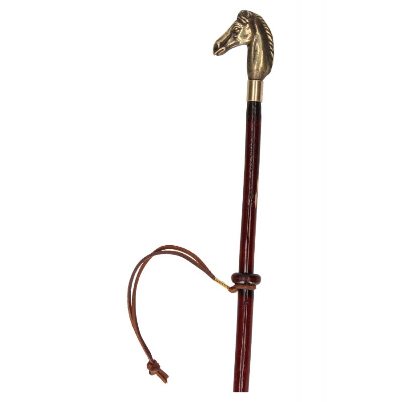 Reeded horse riding crop