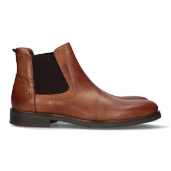 Bottine élastique en cuir