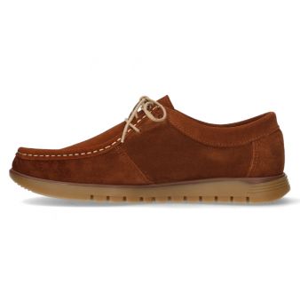 Sapato Wallabi de camurça taupe