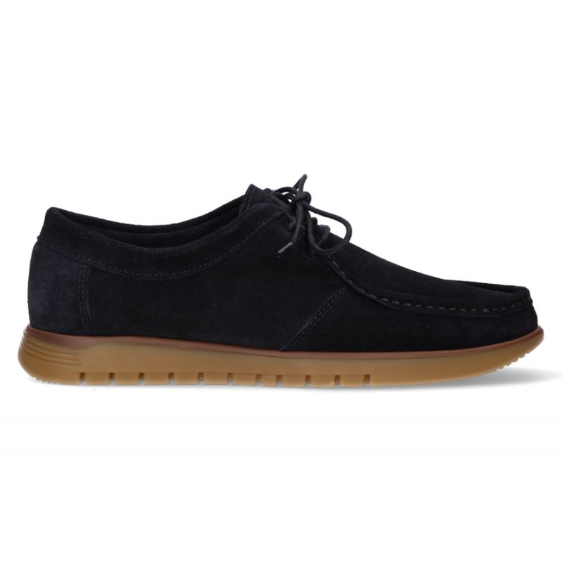 Chaussure Wallabi en suède marine