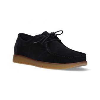 Chaussure Wallabi en suède marine